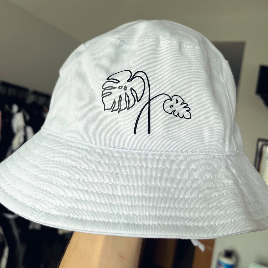 monstera bucket hat